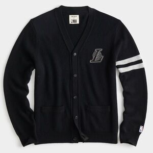 Todd Snyder x NBA Lakers 100% Cashmere Cardigan Sweater NWT